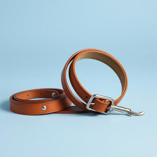 Vegetable-Tanned Leather Collar